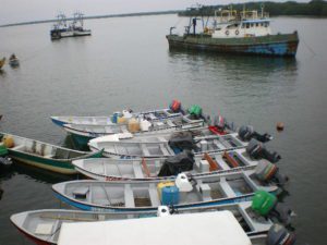 Lanchas en Tumaco